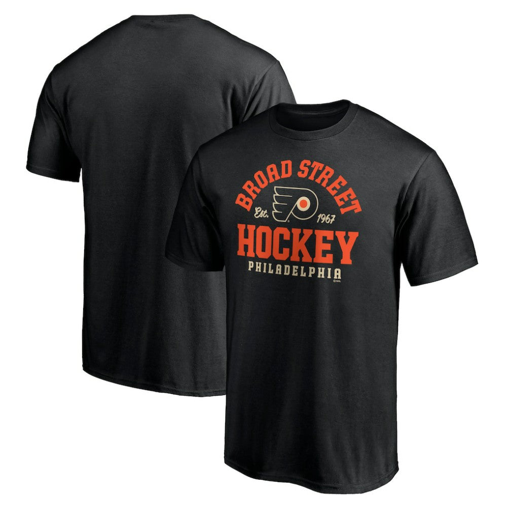 Philadelphia Flyers Hometown Collection Broad Street T-Shirt - Black | NHL near me