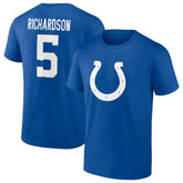 Anthony Richardson Indianapolis Colts Icon Name & Number T-Shirt - Royal - Fanatics