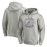 Colorado Avalanche Heritage Pullover Hoodie - Heather Gray | NHL on sale