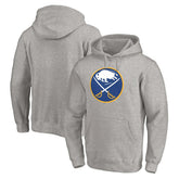 Buffalo Sabres Primary Logo Pullover Hoodie - Gray | NHL on sale