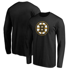 Boston Bruins Primary Logo Long Sleeve T-Shirt - Black | NHL online