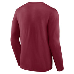 Colorado Avalanche Primary Logo Long Sleeve T-Shirt - Burgundy | NHL online