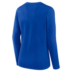Los Angeles Rams Women's Plus Size Foiled Play Long Sleeve T-Shirt - Royal - Fanatics