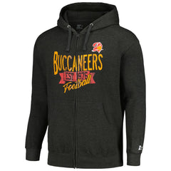 Tampa Bay Buccaneers Starter Gridiron Classics Post Season Full-Zip Hoodie - Charcoal - NFL
