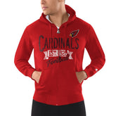 Arizona Cardinals Starter Domestic Post Season Full-Zip Hoodie - Cardinal - NFL