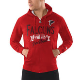 Atlanta Falcons Starter Domestic Post Season Full-Zip Hoodie - Red - NFL
