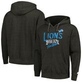 Detroit Lions Starter Domestic Post Season Full-Zip Hoodie - Charcoal - NFL