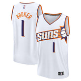 Fanatics Devin Booker Phoenix Suns Fast Break Replica Player Jersey Association Edition White