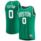 Fanatics Jayson Tatum Boston Celtics Fast Break Replica Jersey Icon Edition Kelly Green