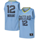 Fanatics Ja Morant Memphis Grizzlies Fast Break Replica Player Jersey Statement Edition Light Blue