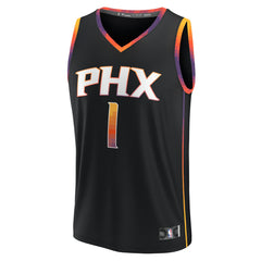 Fanatics Devin Booker Phoenix Suns Fast Break Replica Player Jersey Statement Edition Black