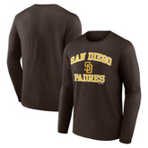 San Diego Padres Logo Athletic Heart & Soul Long Sleeve T-Shirt Near Me