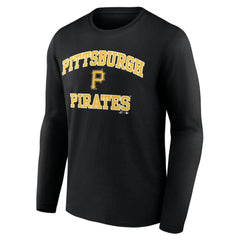 Pittsburgh Pirates Logo Athletic Heart & Soul Long Sleeve T-Shirt Sale