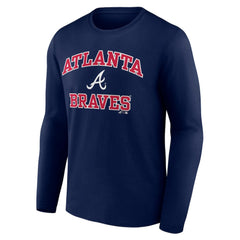 Atlanta Braves Logo Athletic Heart & Soul Long Sleeve T-Shirt Online