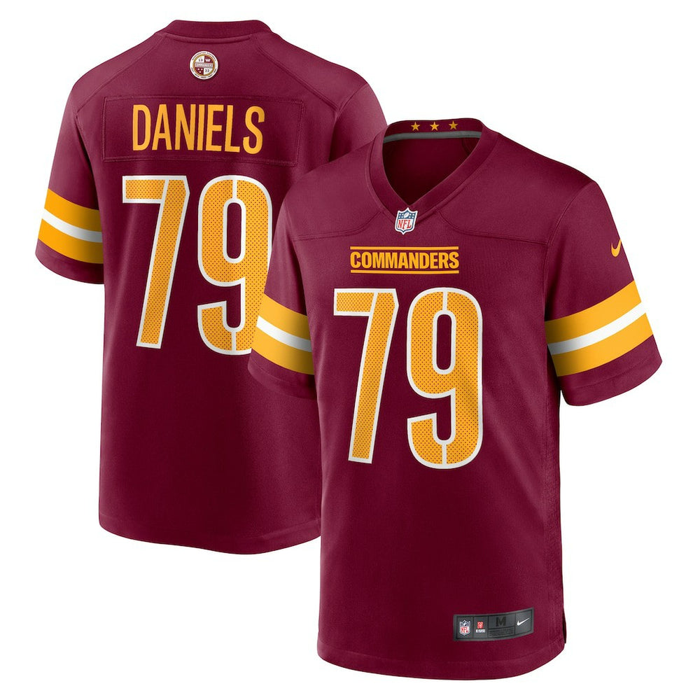 Braeden Daniels Washington Commanders Team Game Jersey - Burgundy - Nike