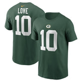 Jordan Love Green Bay Packers Player Name & Number T-Shirt - Green - Nike
