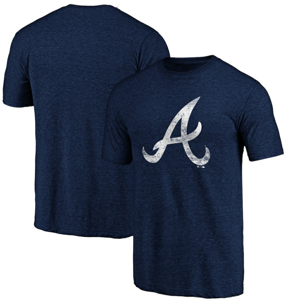 Atlanta Braves Official Logo Tri-Blend T-Shirt Outlet