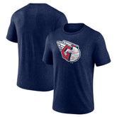 Cleveland Guardians Official Logo Tri-Blend T-Shirt Discount