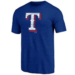 Texas Rangers Official Logo Tri-Blend T-Shirt Near Me