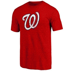 Washington Nationals Official Logo Tri-Blend T-Shirt Discount