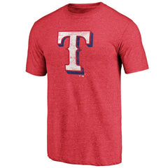 Texas Rangers Official Logo Tri-Blend T-Shirt for sale