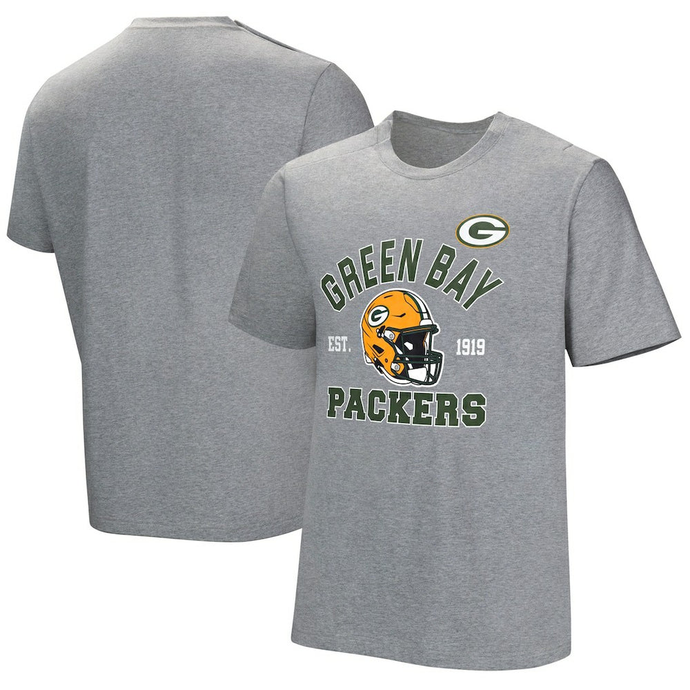 Green Bay Packers Tackle Adaptive T-Shirt - Gray - NFL