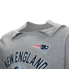 New England Patriots Tackle Adaptive T-Shirt - Gray - NFL