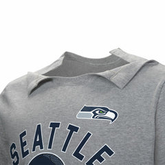 Seattle Seahawks Tackle Adaptive T-Shirt - Gray - NFL