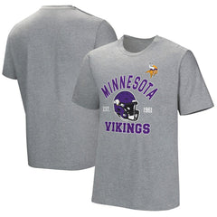 Minnesota Vikings Tackle Adaptive T-Shirt - Gray - NFL