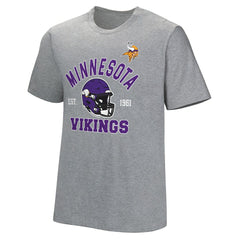Minnesota Vikings Tackle Adaptive T-Shirt - Gray - NFL