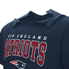 New England Patriots Home Team Adaptive T-Shirt - Navy - NFL