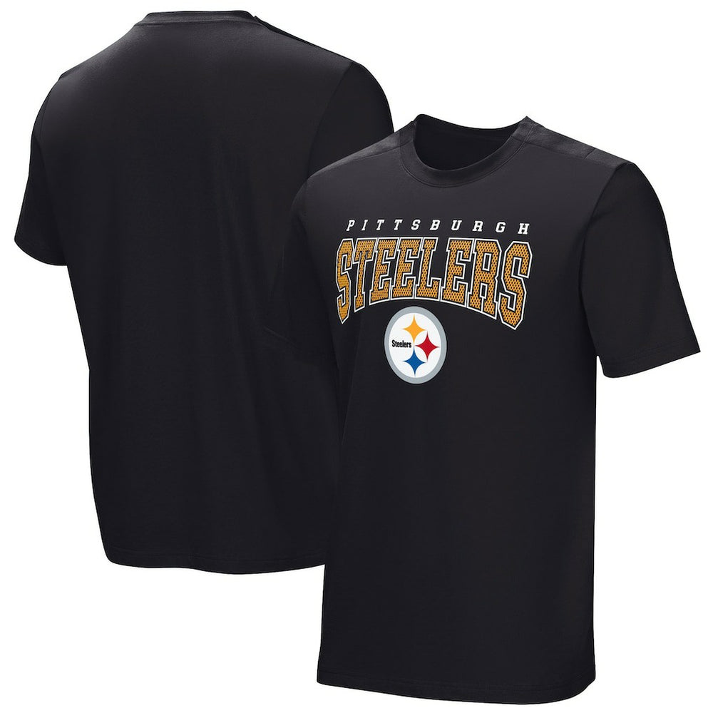 Pittsburgh Steelers Home Team Adaptive T-Shirt - Black - NFL