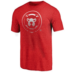 Chicago Cubs Cooperstown Collection Logo Tri-Blend T-Shirt Near Me