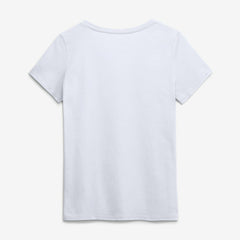 Los Angeles Chargers Logo Athletic Women's Primary Logo V-Neck T-Shirt - White - NFL