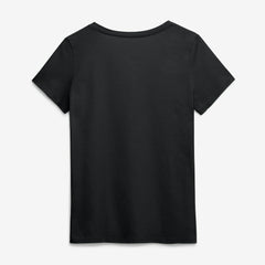 San Francisco 49ers Logo Athletic Women's Primary Logo V-Neck T-Shirt - Black - NFL