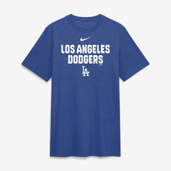 Los Angeles Dodgers Nike Stacked Tri-Blend T-Shirt Near Me