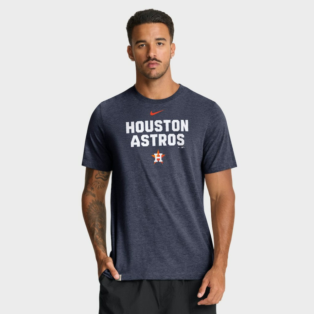Houston Astros Nike Stacked Tri-Blend T-Shirt Online
