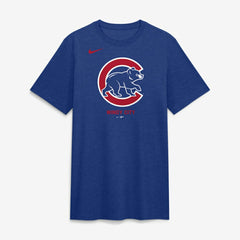 Chicago Cubs Nike Tri-Blend Logo T-Shirt Online