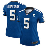 Anthony Richardson Indianapolis Colts Women's Alternate Legend Player Performance Top - Royal - Nike