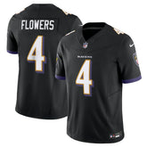 Zay Flowers Baltimore Ravens Alternate Vapor F.U.S.E. Limited Jersey - Black - Nike