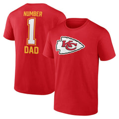 Kansas City Chiefs Father's Day T-Shirt - Red - Fanatics