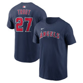 Mike Trout Los Angeles Angels Nike Name & Number T-Shirt Sale