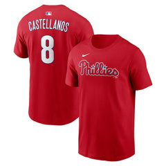 Nick Castellanos Philadelphia Phillies Nike Name & Number T-Shirt Discount