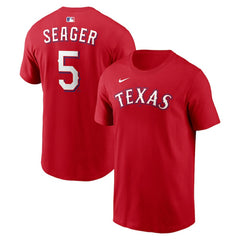 Corey Seager Texas Rangers Nike Name & Number T-Shirt Online