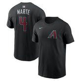 Ketel Marte Arizona Diamondbacks Nike Name & Number T-Shirt Outlet
