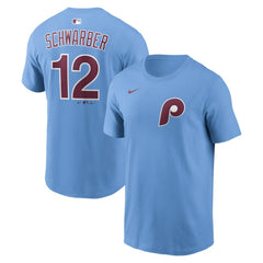 Kyle Schwarber Philadelphia Phillies Nike Name & Number T-Shirt Sale