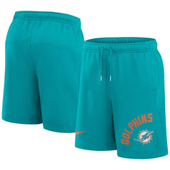 Miami Dolphins Arched Kicker Shorts - Aqua - Nike