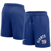 New York Giants Arched Kicker Shorts - Royal - Nike