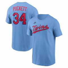 Kirby Puckett Minnesota Twins Nike Cooperstown Collection Name & Number T-Shirt Outlet