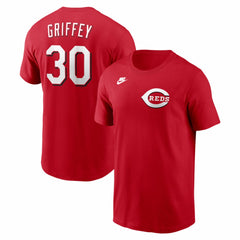 Ken Griffey Jr. Cincinnati Reds Nike Cooperstown Collection Name & Number T-Shirt Online